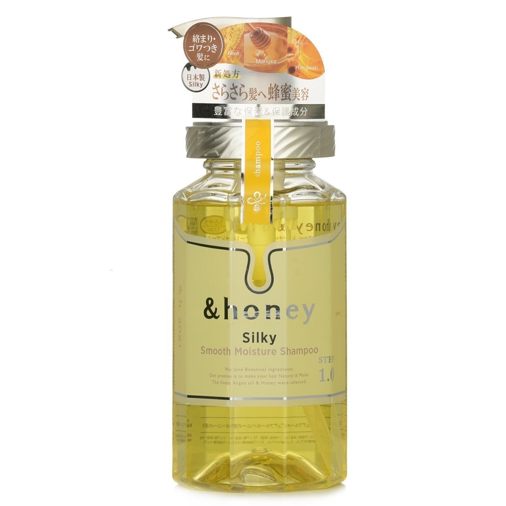 [400773] &honey Silky Smooth Moisture Shampoo - 440ml
